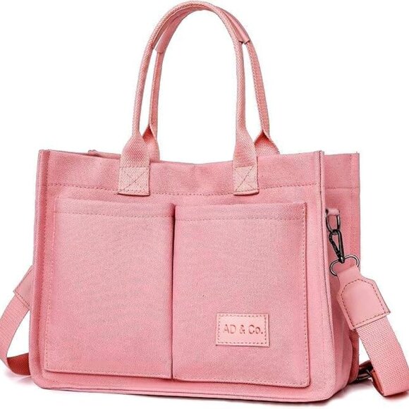 Lightweight Eco-Friendly Canvas Tote Bag for Women - Chic Everyday Essentials - Picture 1 of 7